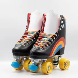 Moxi Roller Skates - Rainbow Rider Roller Skates - Asphalt Black