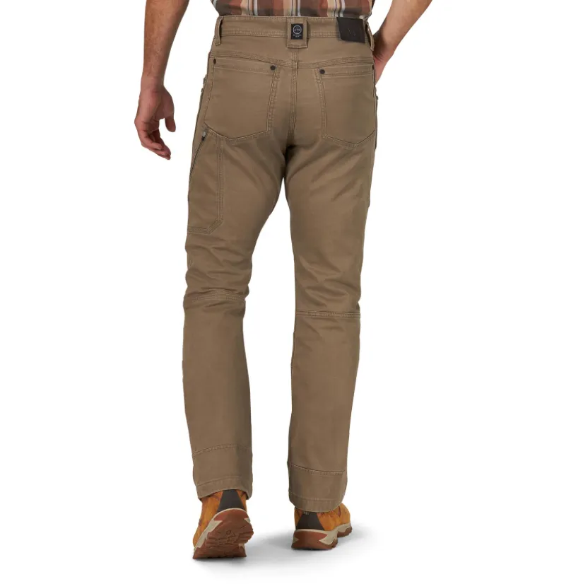NS857MR - Wrangler Men's Outdoor Reinforced Work Utility Pant - Morel