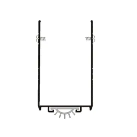 Pemko 221DV Door Bottom Seal, 3-1/2" Height, For a 1 3/4 Thick Door, Dark Bronze Anodized Aluminum