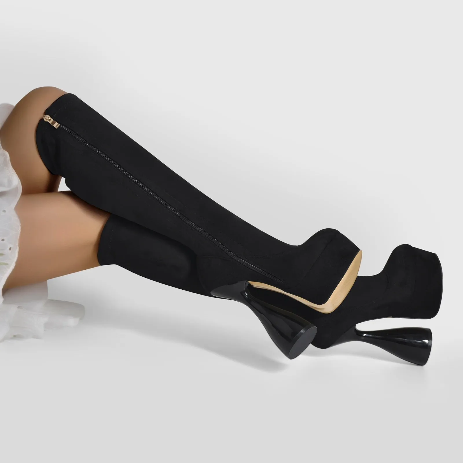 Platform Knee High Boots