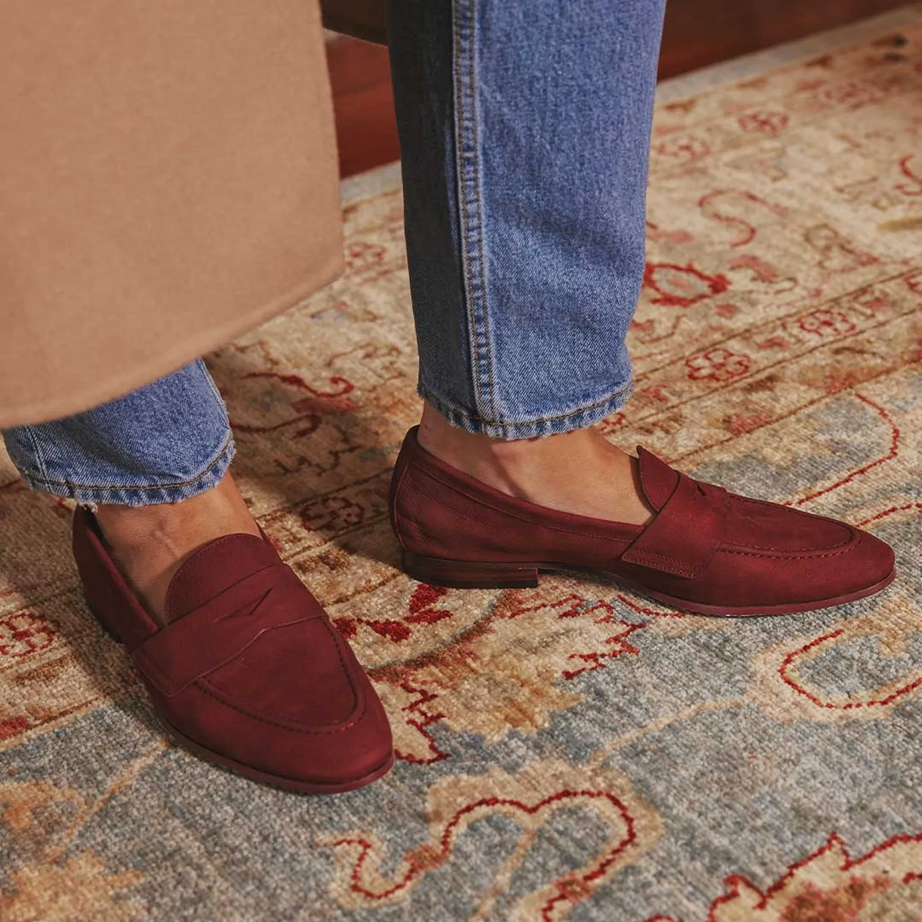 SERAH SUEDE LEATHER LOAFERS