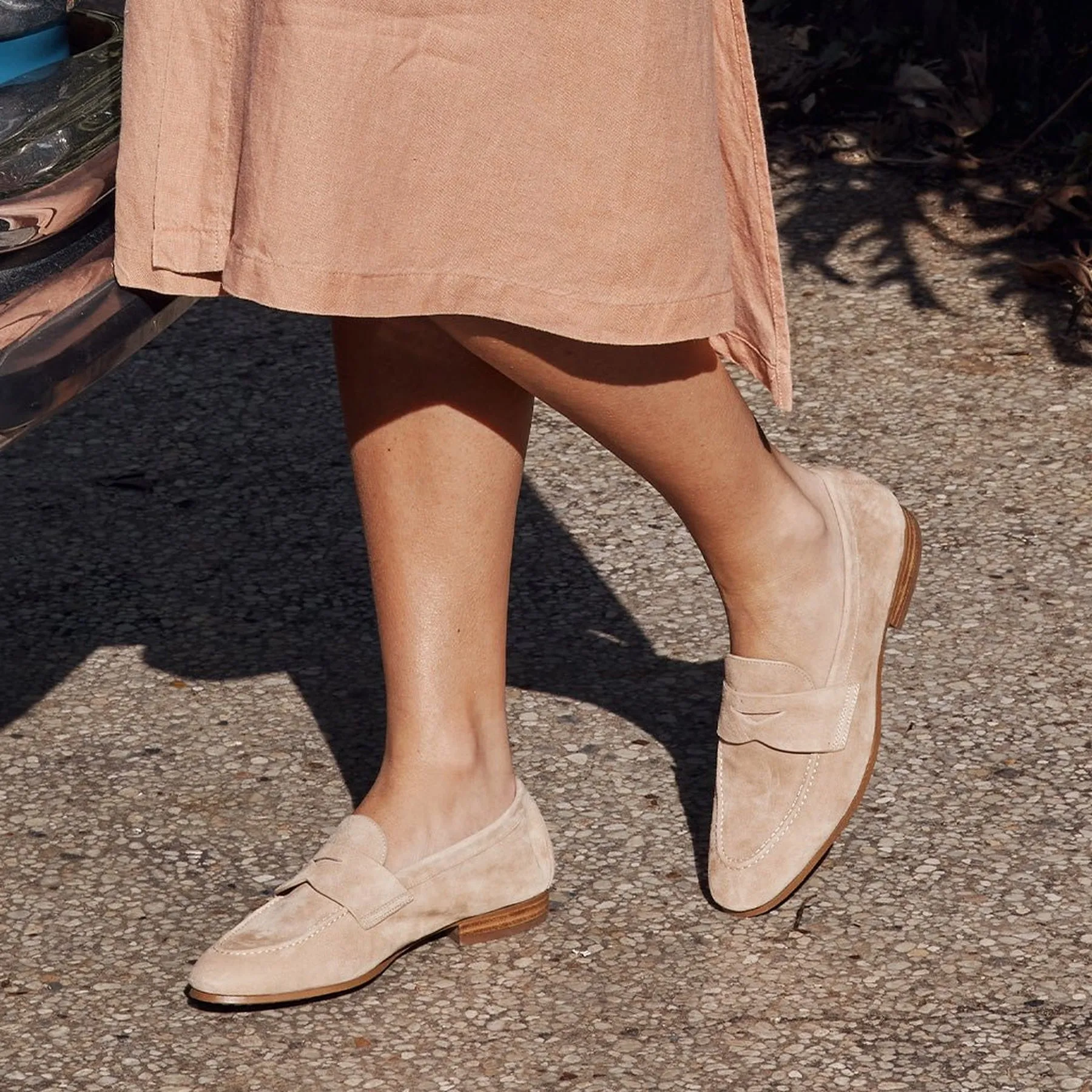 SERAH SUEDE LEATHER LOAFERS