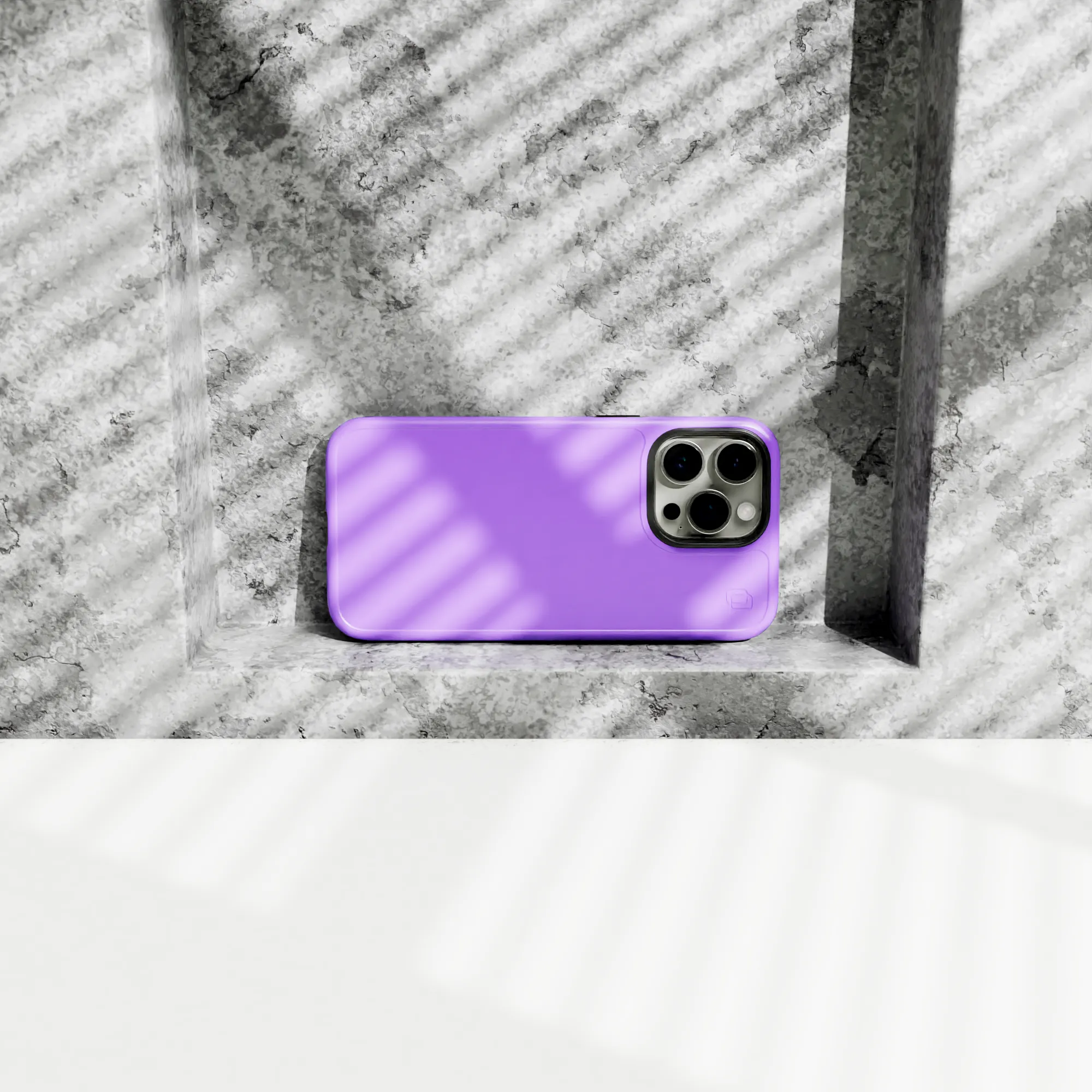 Shock-Absorbent Magsafe® Case for Apple iPhone 15 | Midnight Lilac | Fortitude Series