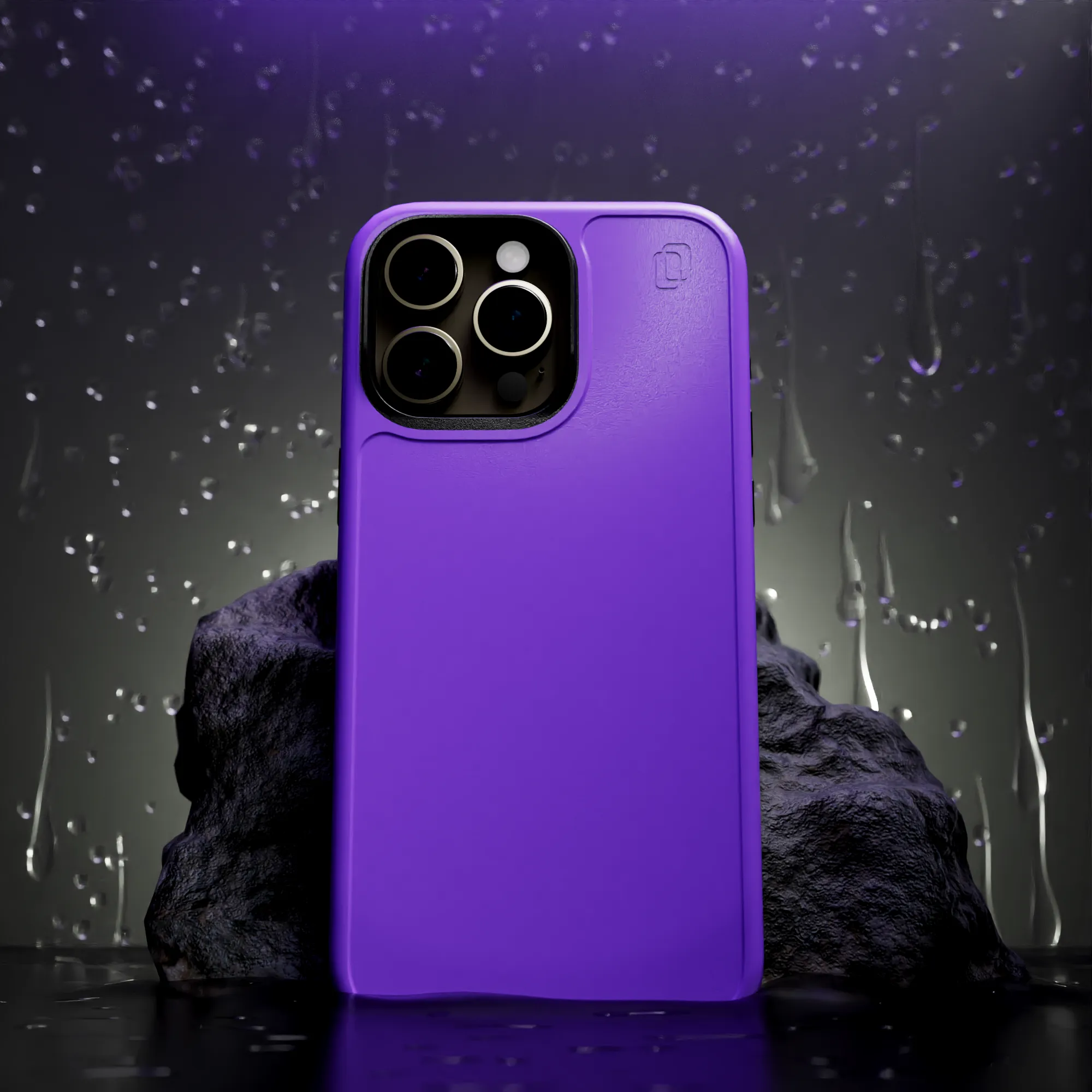 Shock-Absorbent Magsafe® Case for Apple iPhone 15 | Midnight Lilac | Fortitude Series