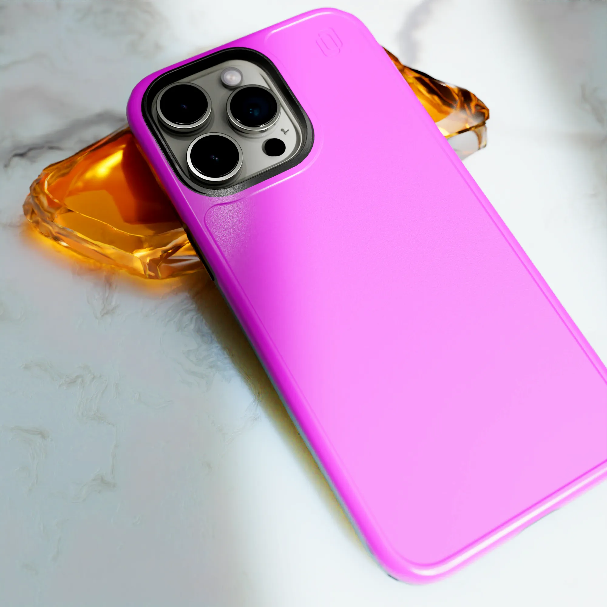 Shock-Absorbent Magsafe® Case for Apple iPhone 15 Plus | Vivid Magenta | Fortitude Series