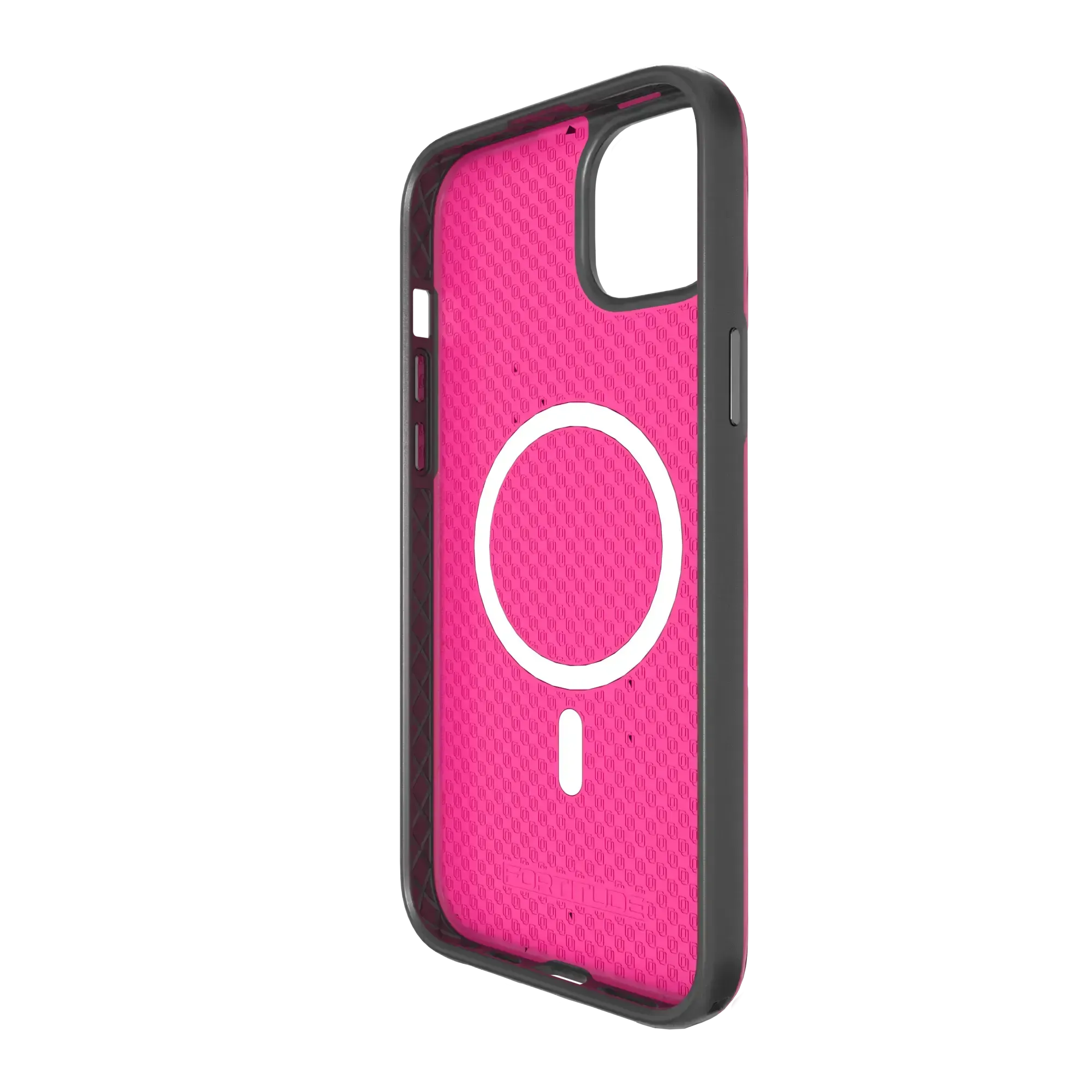 Shock-Absorbent Magsafe® Case for Apple iPhone 15 Plus | Vivid Magenta | Fortitude Series