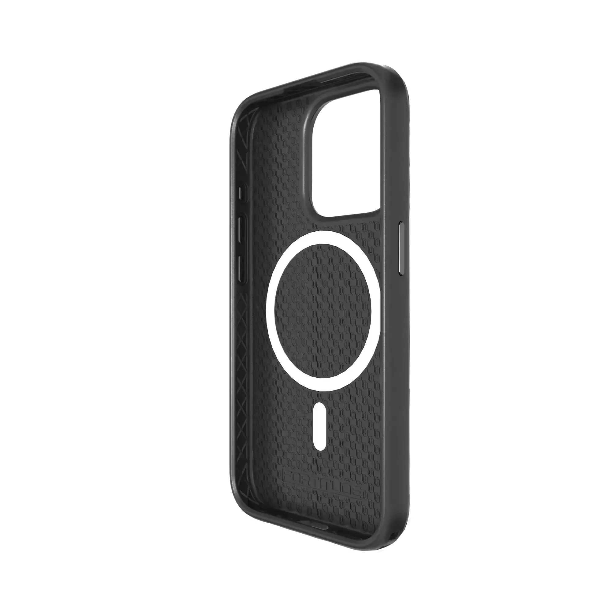 Shock-Absorbent Magsafe® Case for Apple iPhone 15 Pro | Onyx Black | Fortitude Series