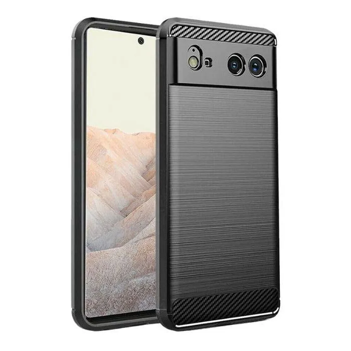 Shockproof Rugged Case for Google Pixel 6 - Black