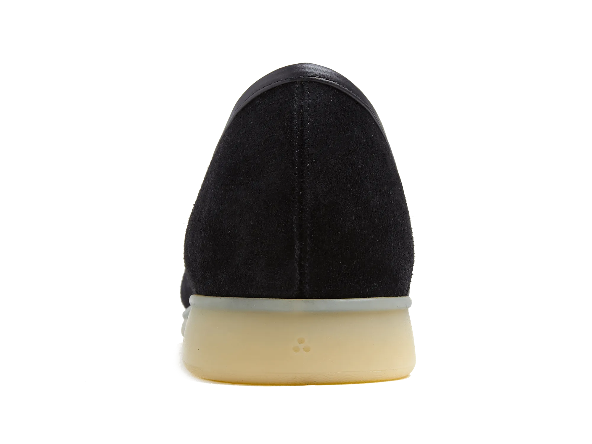 Stride Loafers in Black Glove Suede Natural Sole