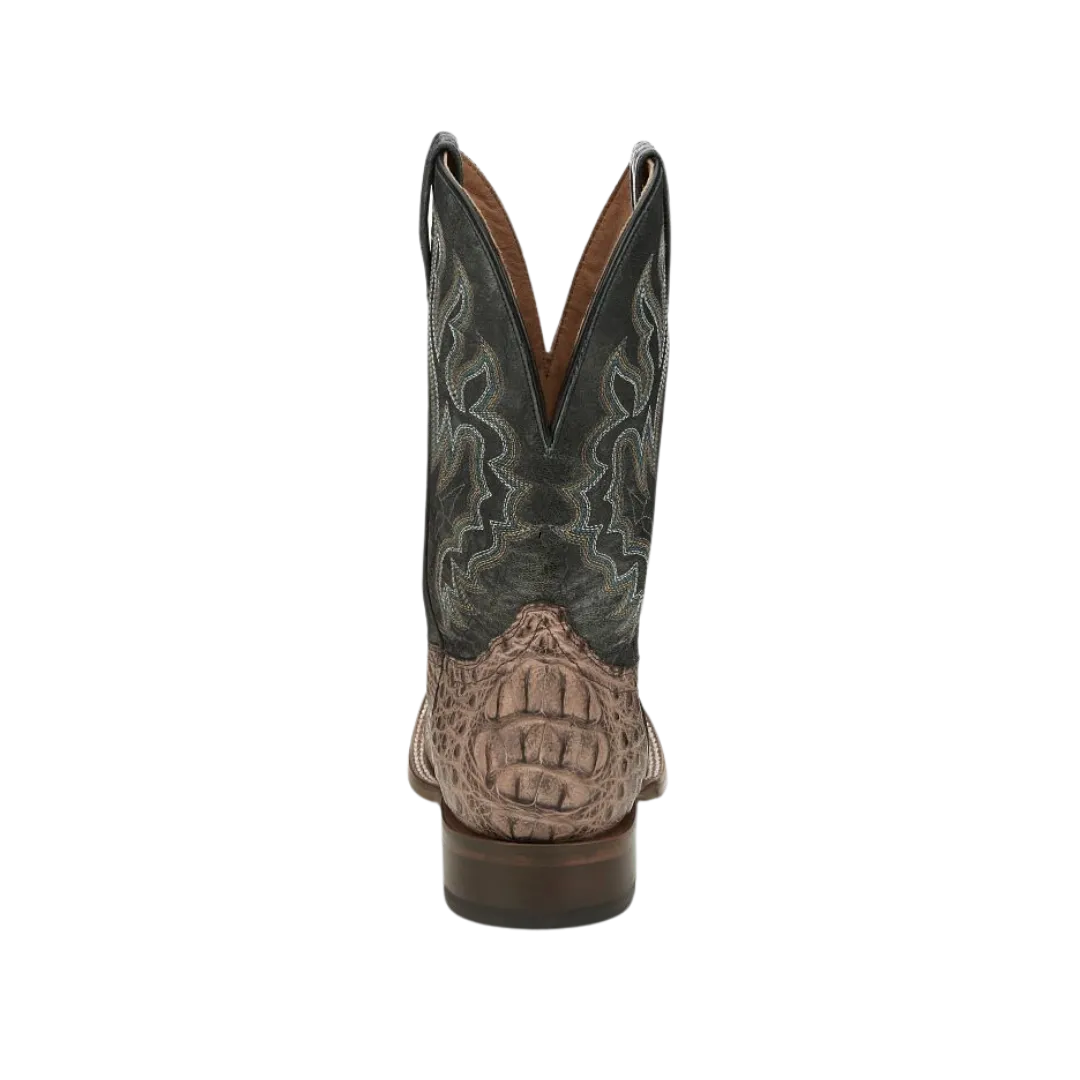 Tony Lama Men's Marfa Caiman Bone Square Toe Boot
