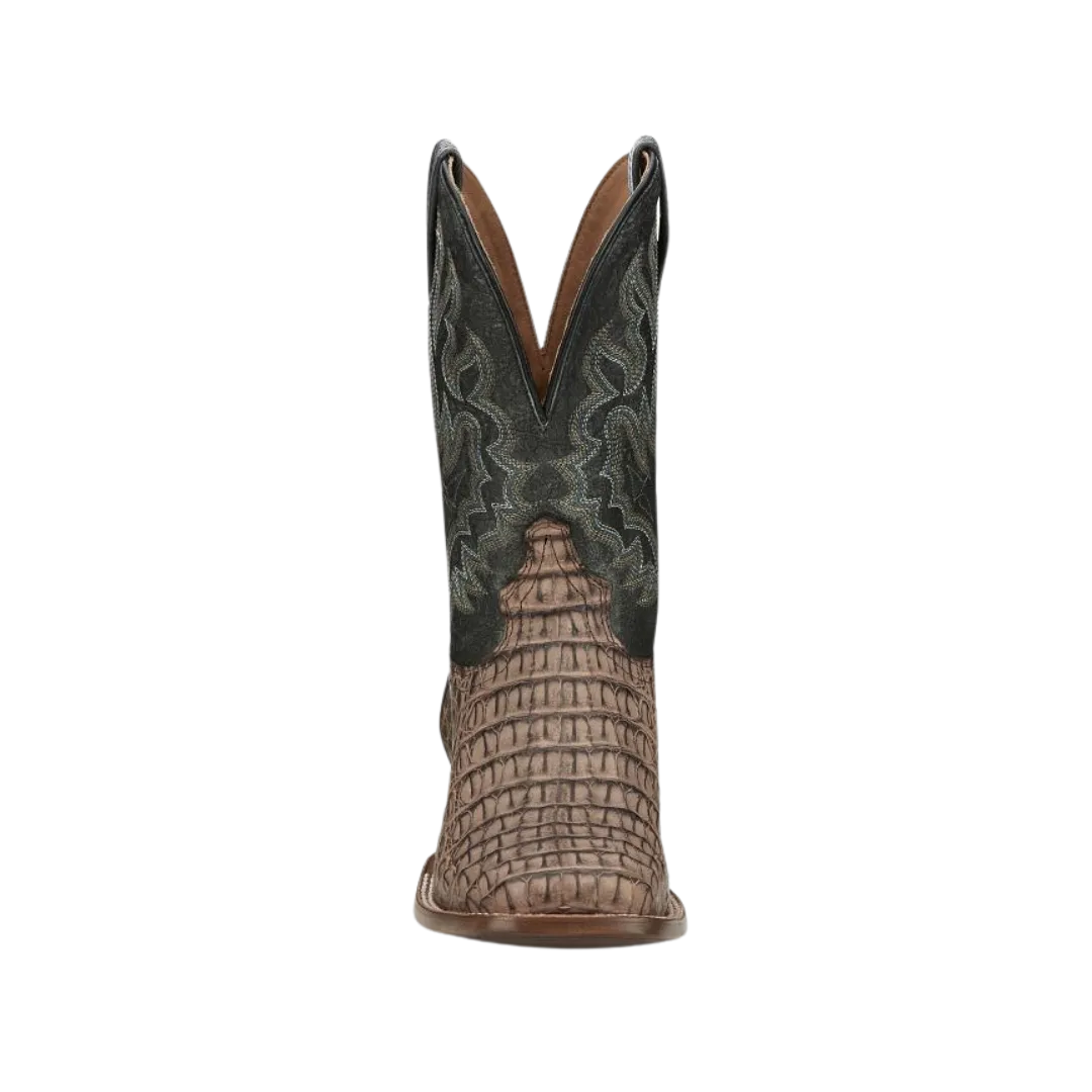 Tony Lama Men's Marfa Caiman Bone Square Toe Boot
