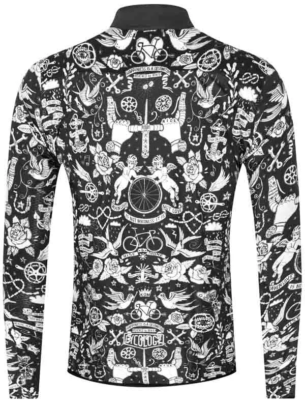 Velo Tattoo Men's Lightweight Windproof Cycling Jacket