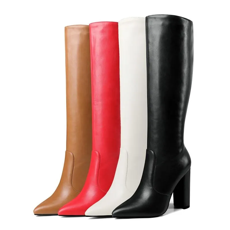Western knee high boots