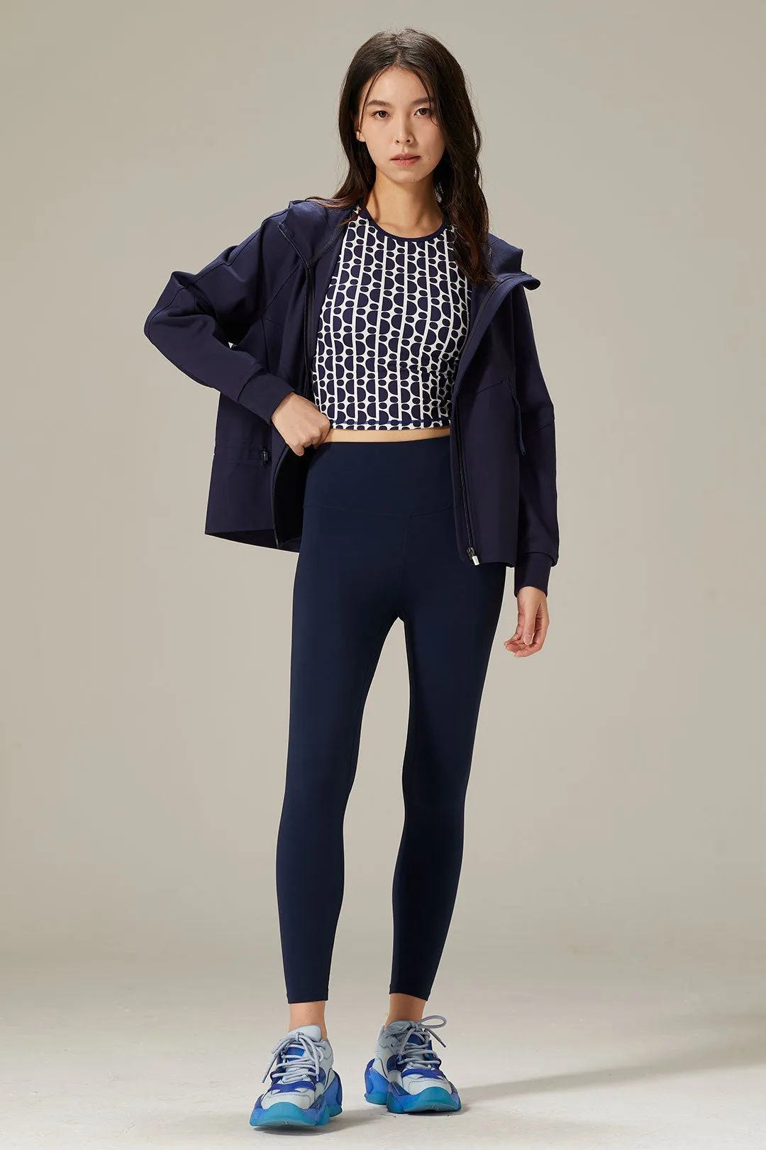 Windproof Lightweight Hoodie Jacket with Zip Pockets