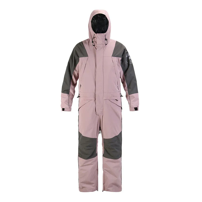 Women's Mountain Destroyer Snowshredding One Piece Ski Suits Winter Snowsuits