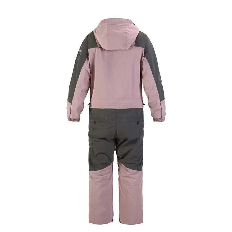 Women's Mountain Destroyer Snowshredding One Piece Ski Suits Winter Snowsuits
